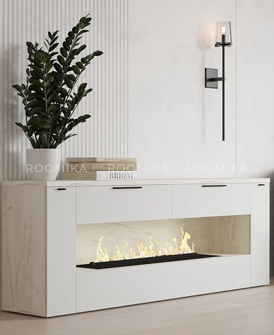 Тумба ТВ напольная с электрокамином L551.350