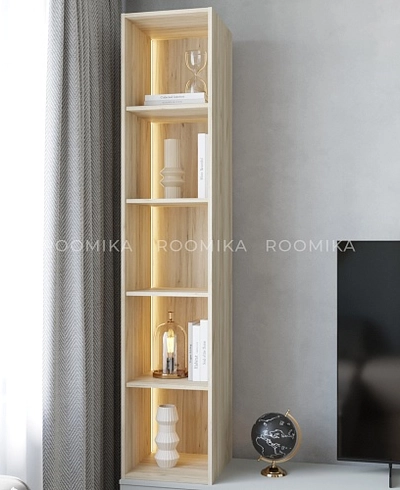 Стеллаж R315.45 на тумбу R506, R524 с подсветкой