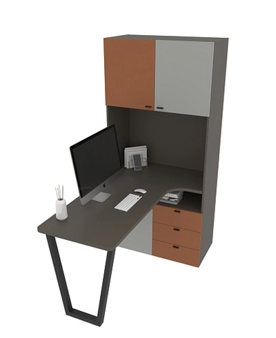 Cтол-стеллаж L402 L/R