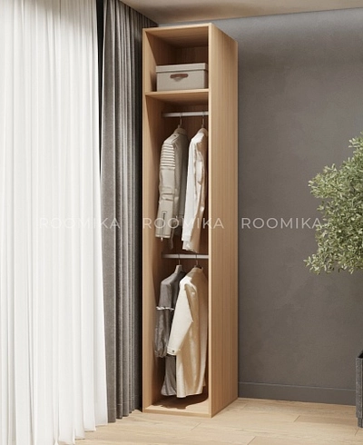 Шкаф для спальни с двумя штангами и полкой R220.60-1