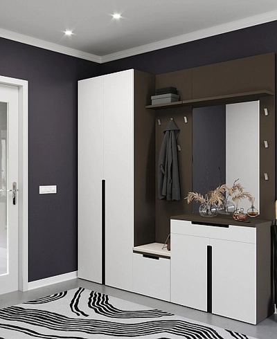 Лацио прихожая фасады в эмали 2