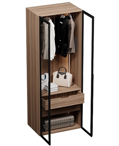 Шкаф для спальни с двумя ящиками с подсветкой R210.60-6