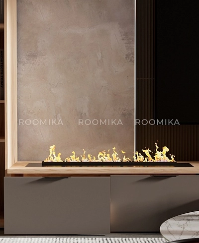 Тумба ТВ напольная с электрокамином L548.450