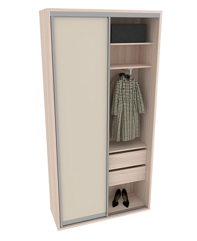 Шкаф-купе ХG120.45-3, профиль INTEGRO, фасад МДФ