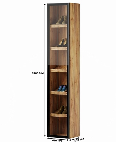 Шкаф для обуви в прихожую с подсветкой R280