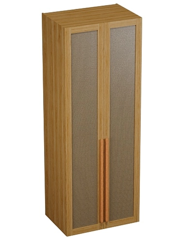 Шкаф двустворчатый, фасады натуральный ротанг L210.60-3