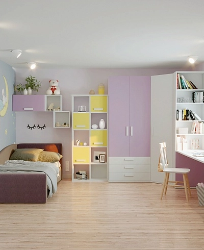 Стеллаж сквозной книжный на 10 ниш E810