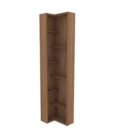 Стеллаж завершающий угловой L230