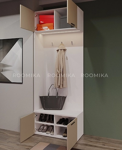 Ниша с крючками с подсветкой L420 L/R