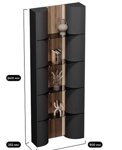 Стеллаж декоративный напольный с подсветкой F300.250