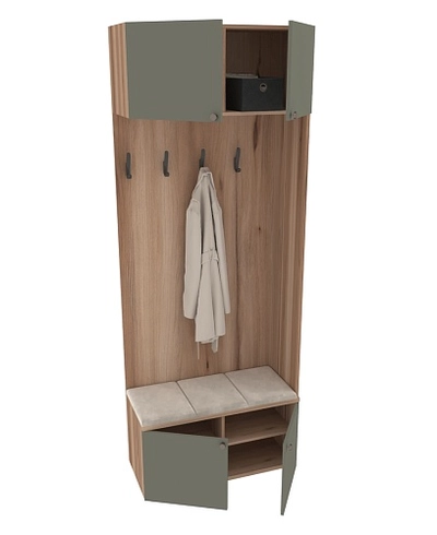 Ниша с крючками с мягким сидением L420 L/R