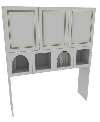 Надставка на стол с фигурными вставками A814