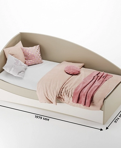 Кровать односпальная P901 с подъемным механизмом, 90x190