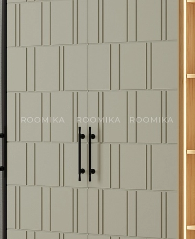 Шкафная группа Лацио фрезерованные фасады в эмали 32