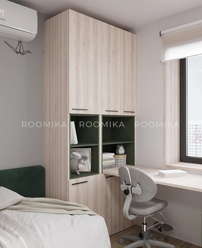 Шкаф  однодверный с нишей L226