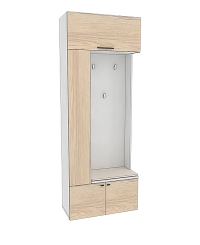 Секция с вешалкой и полками с подсветкой L409 L/R