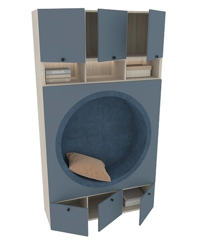 Секция с нишей и мягкими элементами L430.45