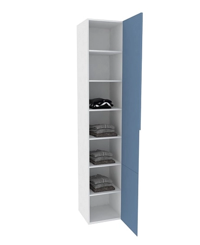 Шкаф однодверный книжный, фасады в эмали LE222