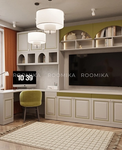 Рабочая зона Флоренция фасады в эмали 10