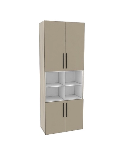 Шкаф книжный с нишей L216