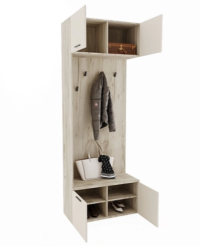 Ниша с крючками с подсветкой L420 L/R