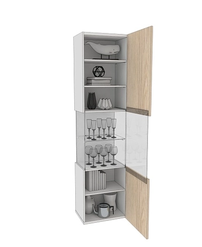 Шкаф напольный L-225 L/R