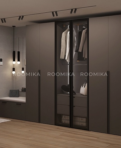 Шкаф для спальни с двумя ящиками с подсветкой R210.60-6