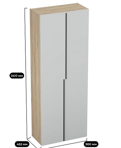 Шкаф двустворчатый L210.44-4