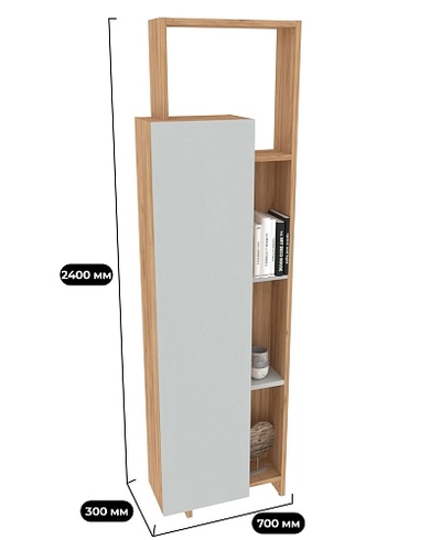 Шкаф -стеллаж напольный R200 L/R