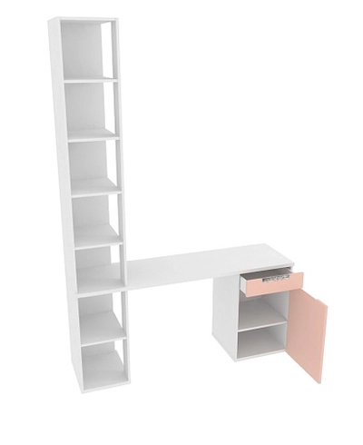 Стол-стеллаж, фасады в эмали LE403.44 L/R