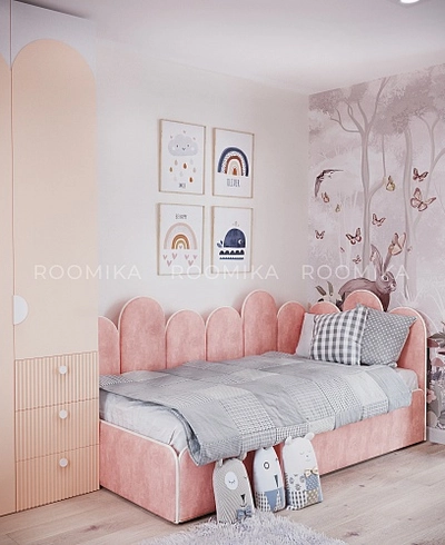 Лацио детская фасады в эмали с фрезеровкой 22