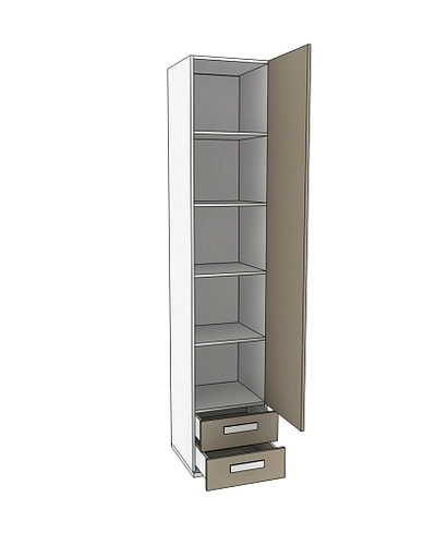 Пенал с ящиками и полками узкий E221.45