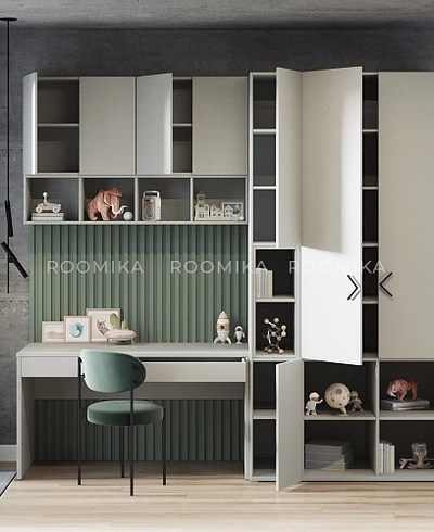 Шкаф книжный с нишей узкий L226.300.600