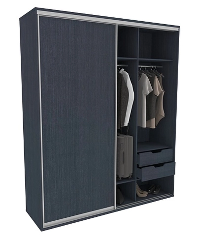 Шкаф-купе U200 тип 1 МДФ/зеркало