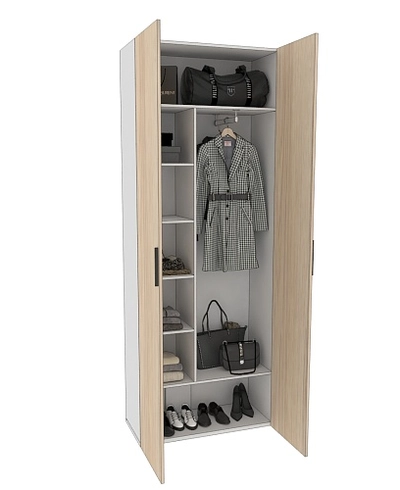 Шкаф двустворчатый L210.40-4