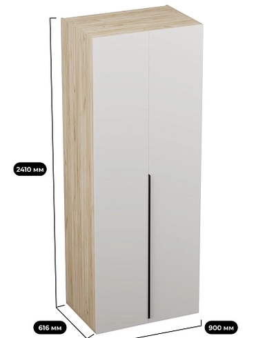 Шкаф двустворчатый L210.60-4