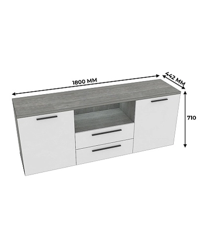 Тумба напольная с подсветкой LG504
