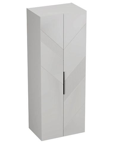 Шкаф 2 дверный, фрезерованные фасады в эмали LE210.60-4