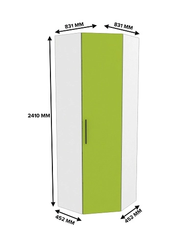 Шкаф угловой равносторонний L218.1