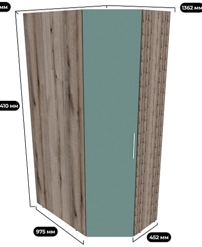 Шкаф угловой LG209.44 L/R