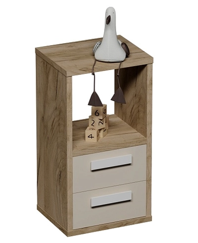 Cтеллаж сквозной книжный  с ящиками E802