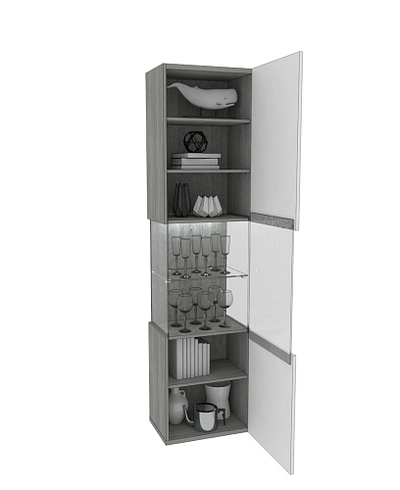 Шкаф напольный с подсветкой LG225 L/R