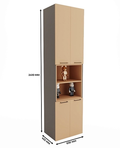 Шкаф книжный с нишей L228.44