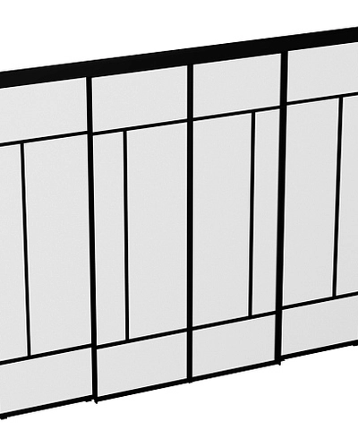 Раздвижная перегородка-купе из матового стекла для кухни GRACE 24