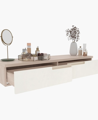 Туалетный столик, фасады в эмали LE-515