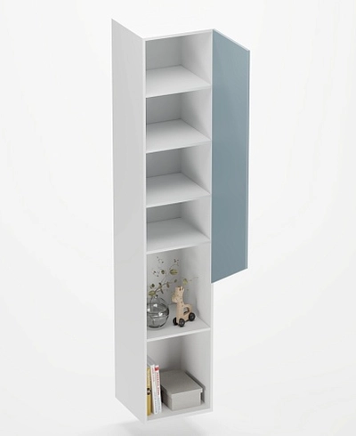 Шкаф-стеллаж со скошенным фасадом LG262 L/R