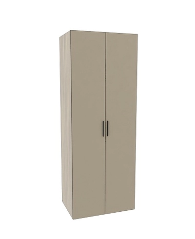 Шкаф двухдверный с узкими ящиками L210.60-2