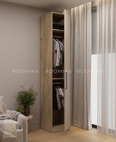 Шкаф одноверный для одежды  с перемычкой A220.44-1P