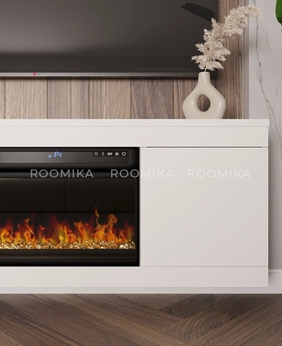 Тумба ТВ навесная с электрокамином L545.351