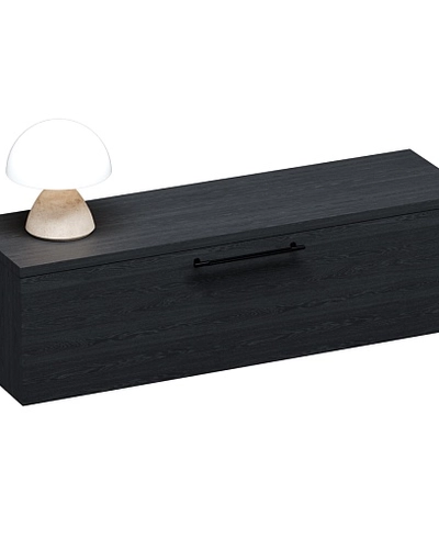 Тумба TV навесная, фасады натуральный шпон L-513